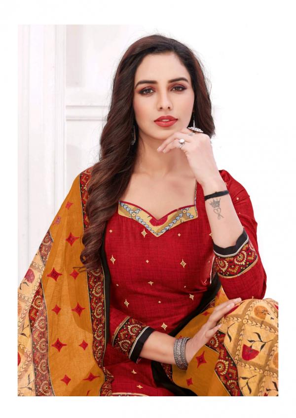 Dr. Bansi Vol-2 Cotton Designer Exclusive Patiyala Dress Material